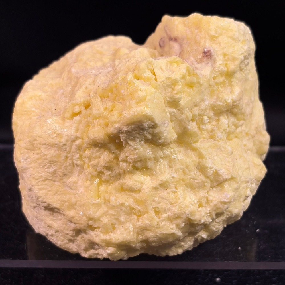 Natural Raw Sulfur Crystal Cluster Mineral Specimen Yellow Earthy Matrix RH-0836